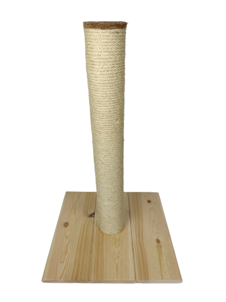 Drapak stojący, sizal, słupek, sosna, 66 cm 