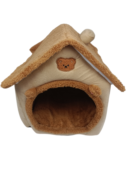 Domek dla kota - pluszowy 40x40 cm