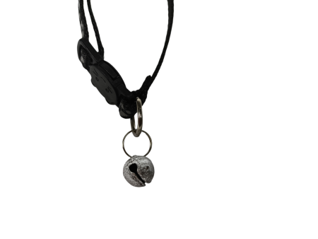 Obroża dla kota z dzwoneczkiem - czarna