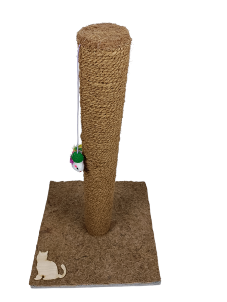 Drapak stojący, słupek, kokos, 70 cm - LED