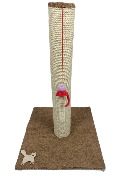 Drapak stojący, słupek, sizal, 64 cm.