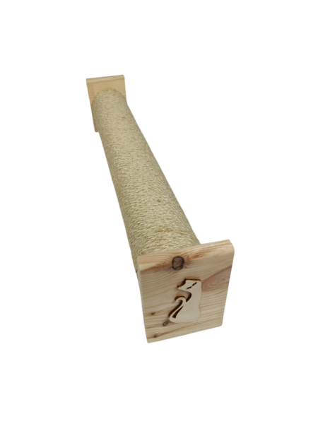 Drapak poziomy, sizal, słupek, 67 cm 