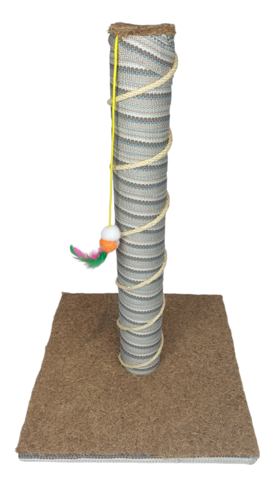 Drapak stojący, słupek, pas parciany, sizal, 68 cm. zdjęcie 3